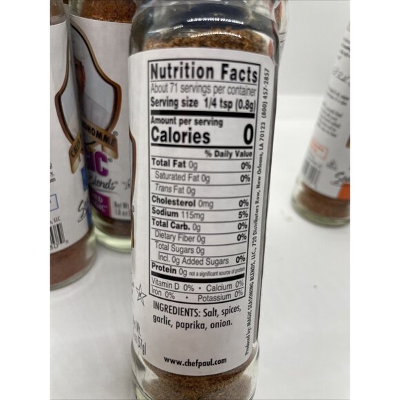 FRESH Magic Chef Paul Prudhomme's Magic Seasoning 6 Jar Set Variety Pack Lot - Picture 12 of 15